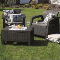 KETER. Set mobilier gradina graphite Corfu Weekend..